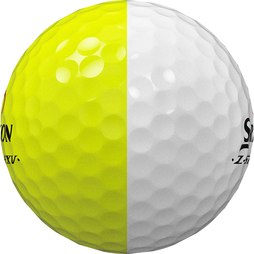 Z-STAR XV DIVIDE Golf Balls,White / Tour Yellow image number null